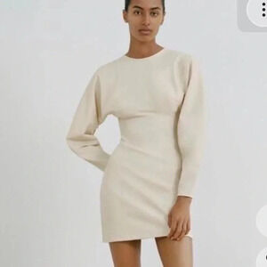 Zara Mini Puff Sleeve Dress
